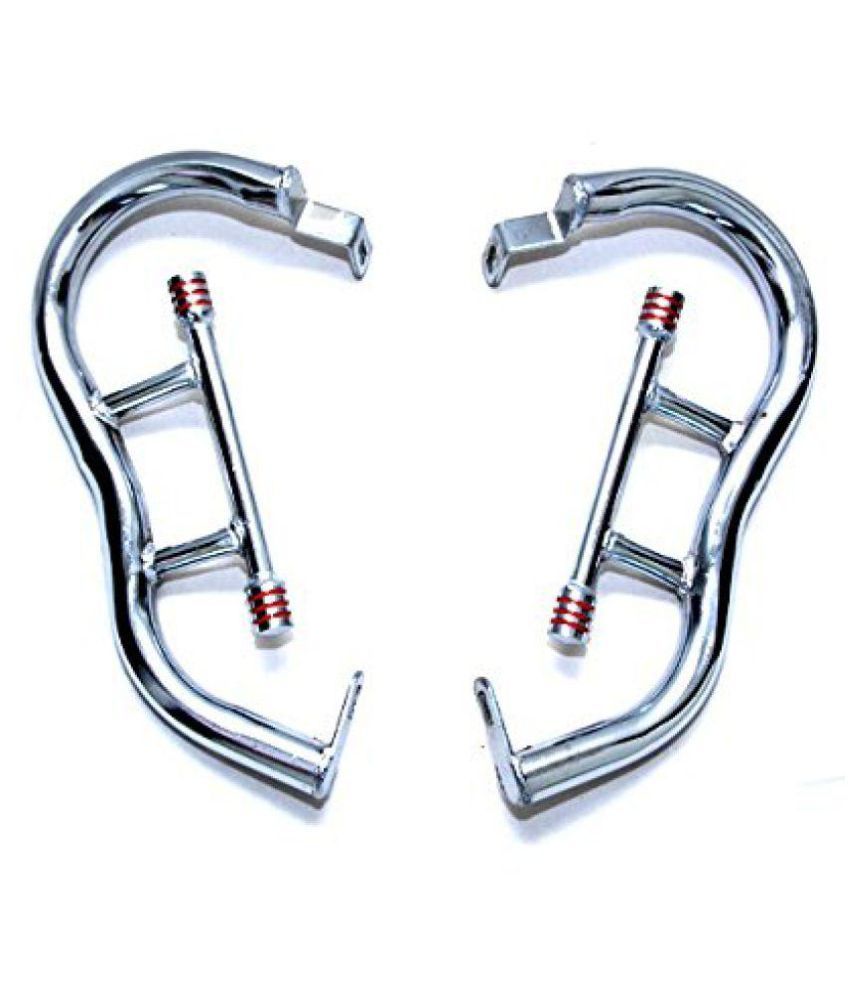 OO7 Bike Rear/Back Crash Guard Leg Guard Chrome for Royal Enfield ...