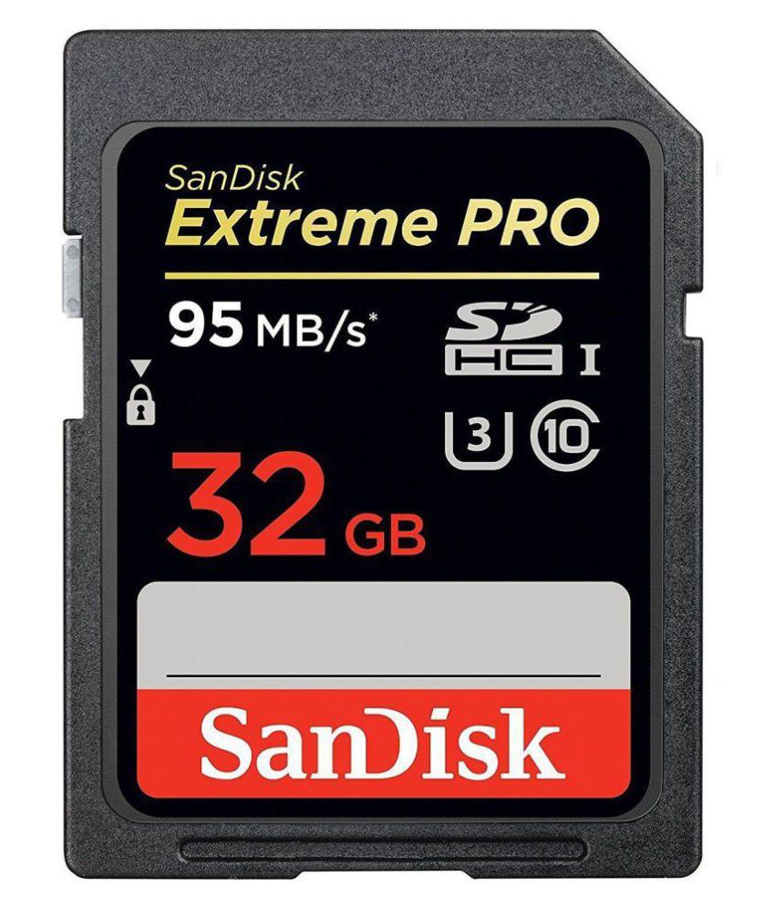     			SanDisk Extreme PRO 95MB/s 32 GB SDHC Pro 95 mbps