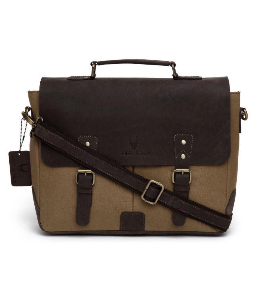 wildhorn leather messenger bag