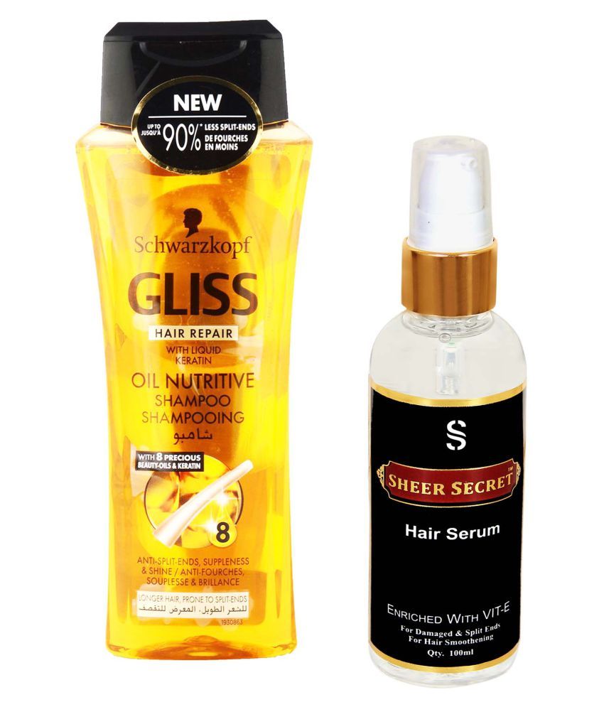 SCHWARZKOPF SHEER SECRET HAIR SERUM 100 ML Shampoo ml Pack of 2 Buy