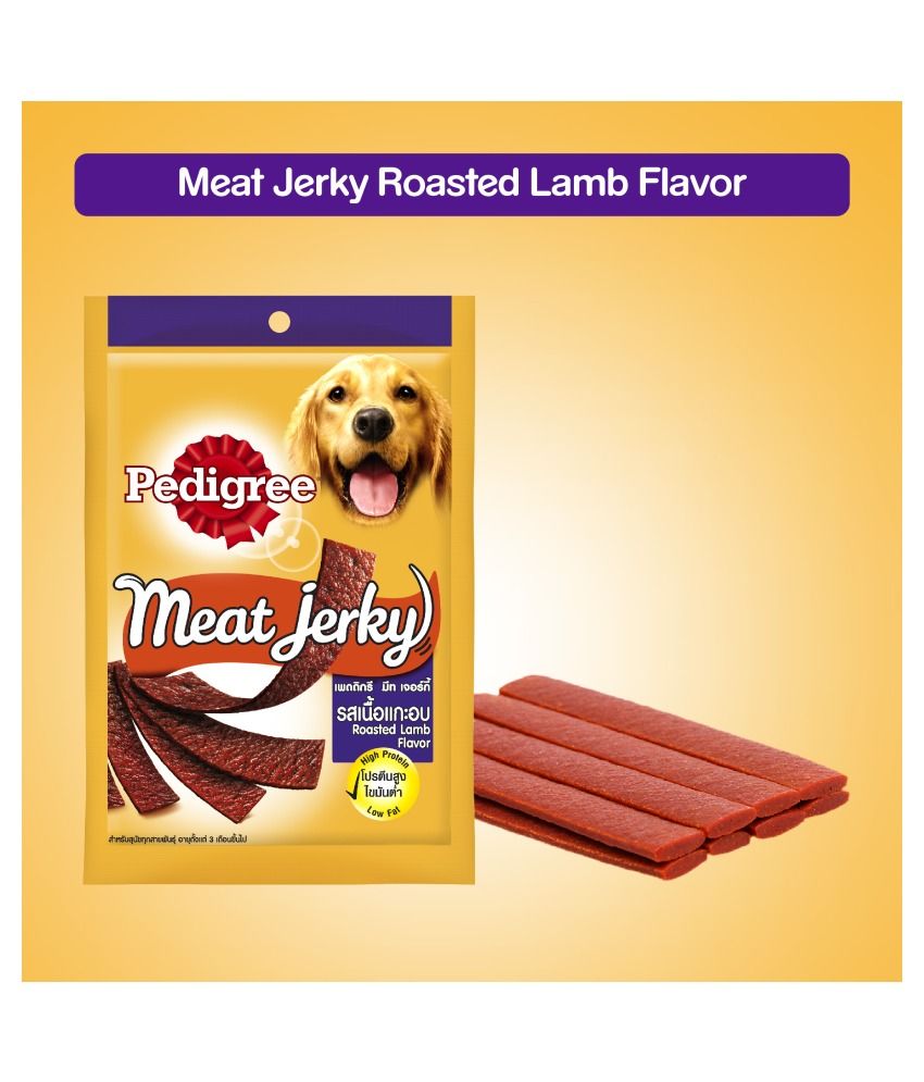 Pedigree Meat Jerky Stix, Lamb flavoured Adult Dog Treats, 80 g Buy