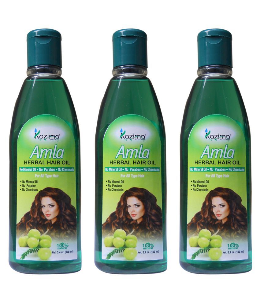 Kazima Amla Herbal Hair Oil 100 Ml Pack Of 3 Buy Kazima Amla