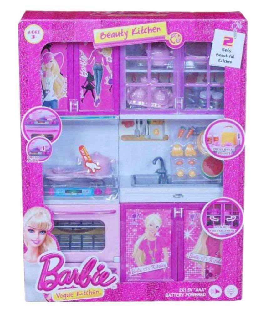 new barbie kitchen set