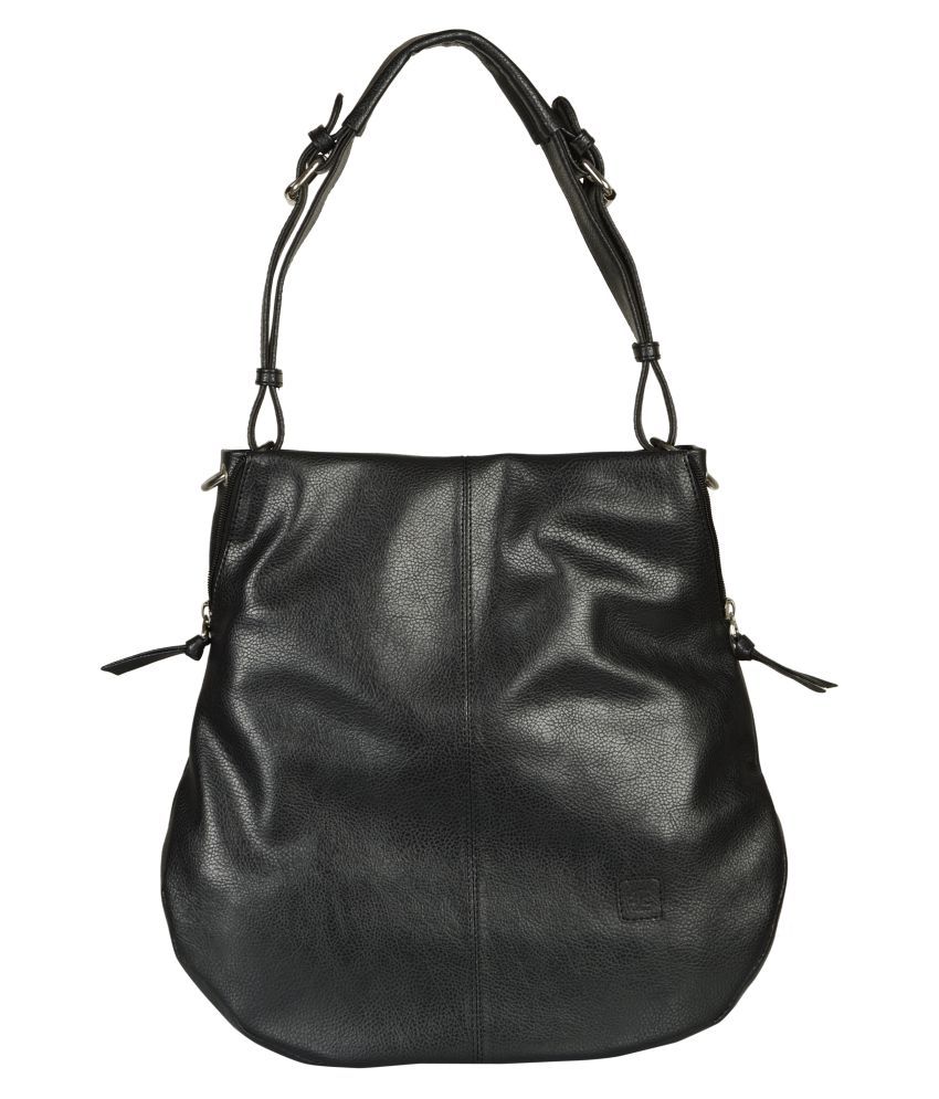 RL Black Artificial Leather Shoulder Bag - Buy RL Black Artificial ...