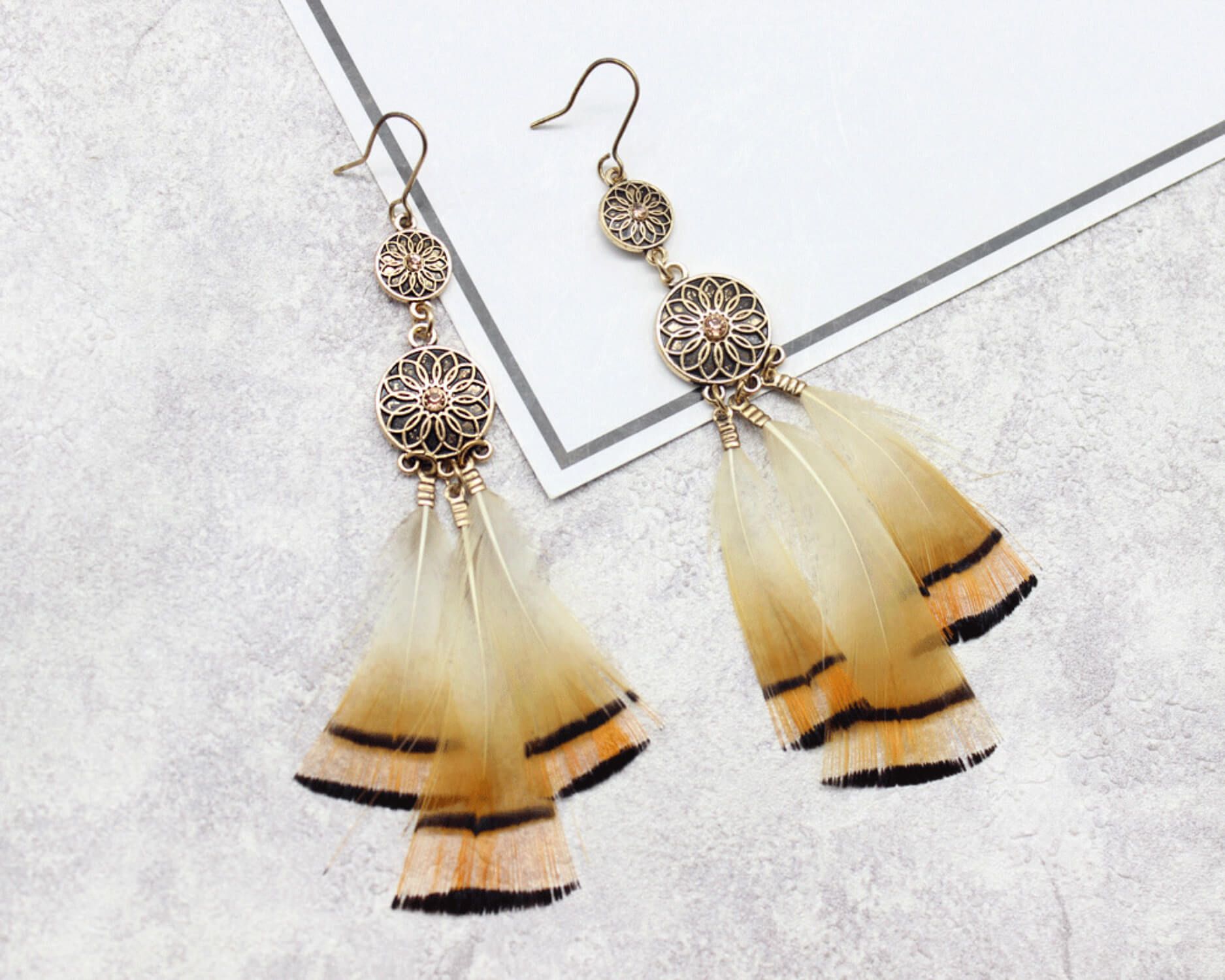 Beautiful Feather Earring - Buy Beautiful Feather Earring Online at ...