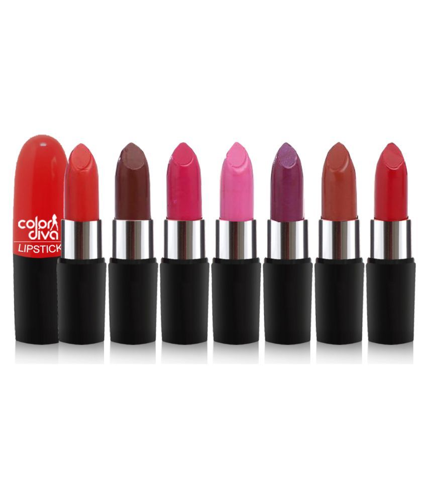     			COLOR DIVA Bullet Lipsticks 103 Pack of 7