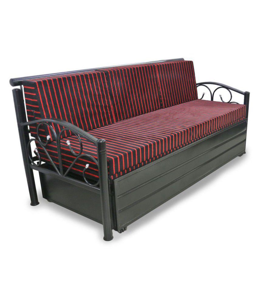 Metal Single Size Sofa Cum Bed By Royal In