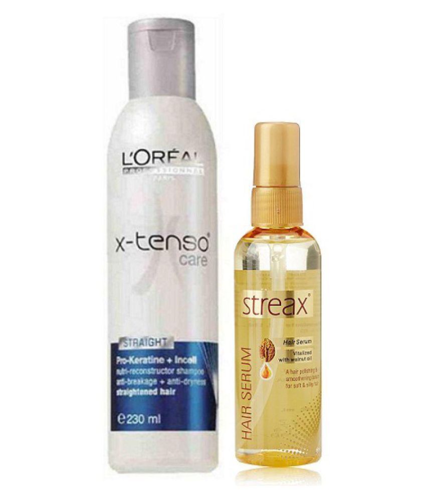 L Oreal Professional X Tenso Shampoo Streax Hair Serum 330 Ml