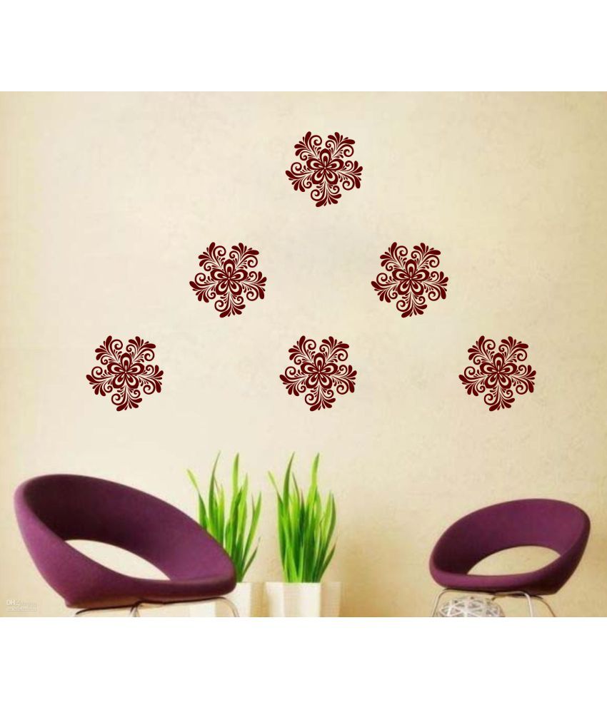     			Sticker Studio Flower Motif2 Floral Theme PVC Sticker