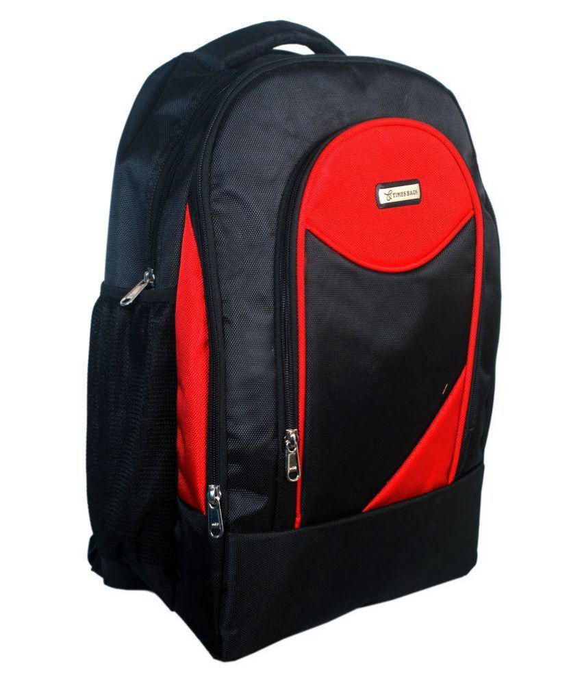 Times Bags Red and Black J1290 Backpack Buy Times Bags Red and Black