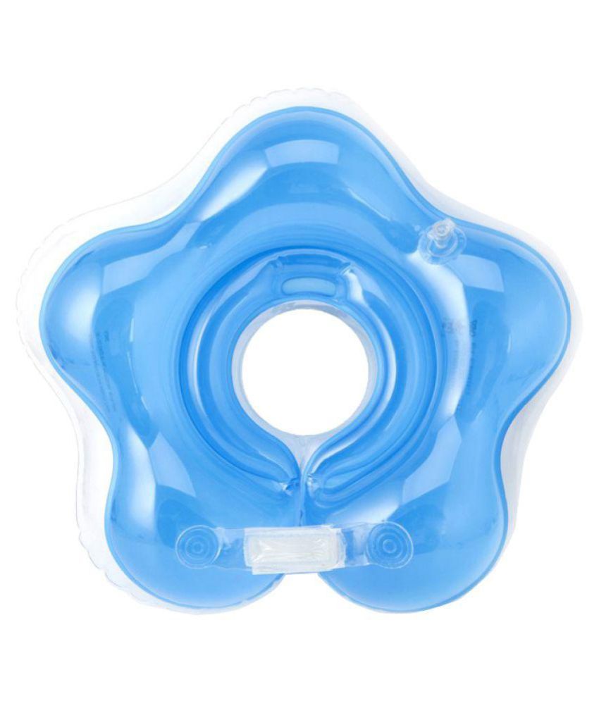 Futaba Inflatable Baby Neck Float Safety Swimming Ring - Blue