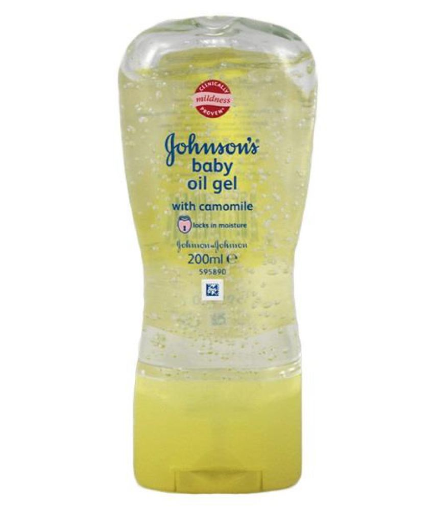 johnsons baby oil gel with camomile 200ml