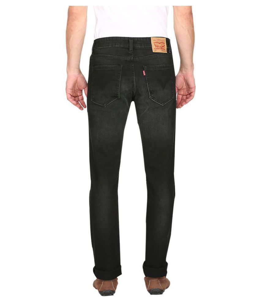 levi's black jeans slim fit