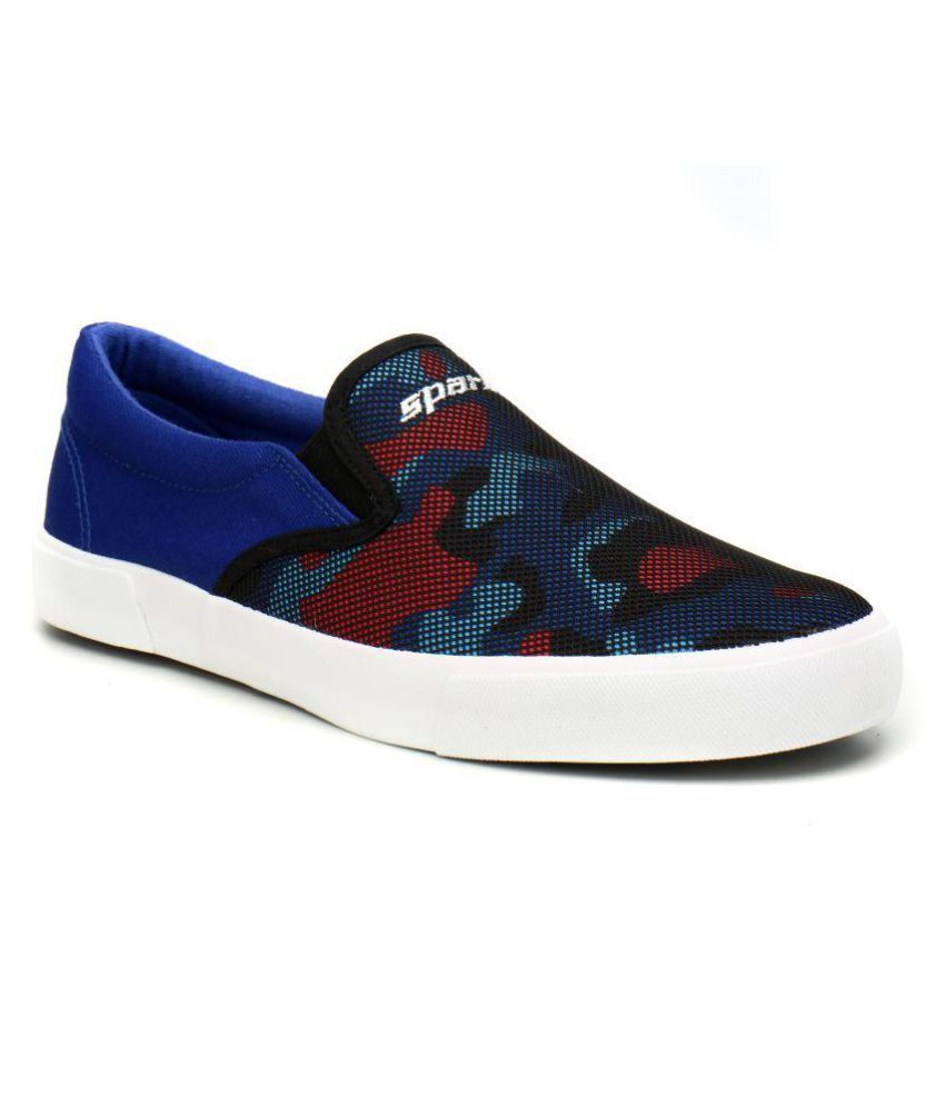 sparx men's mesh loafers