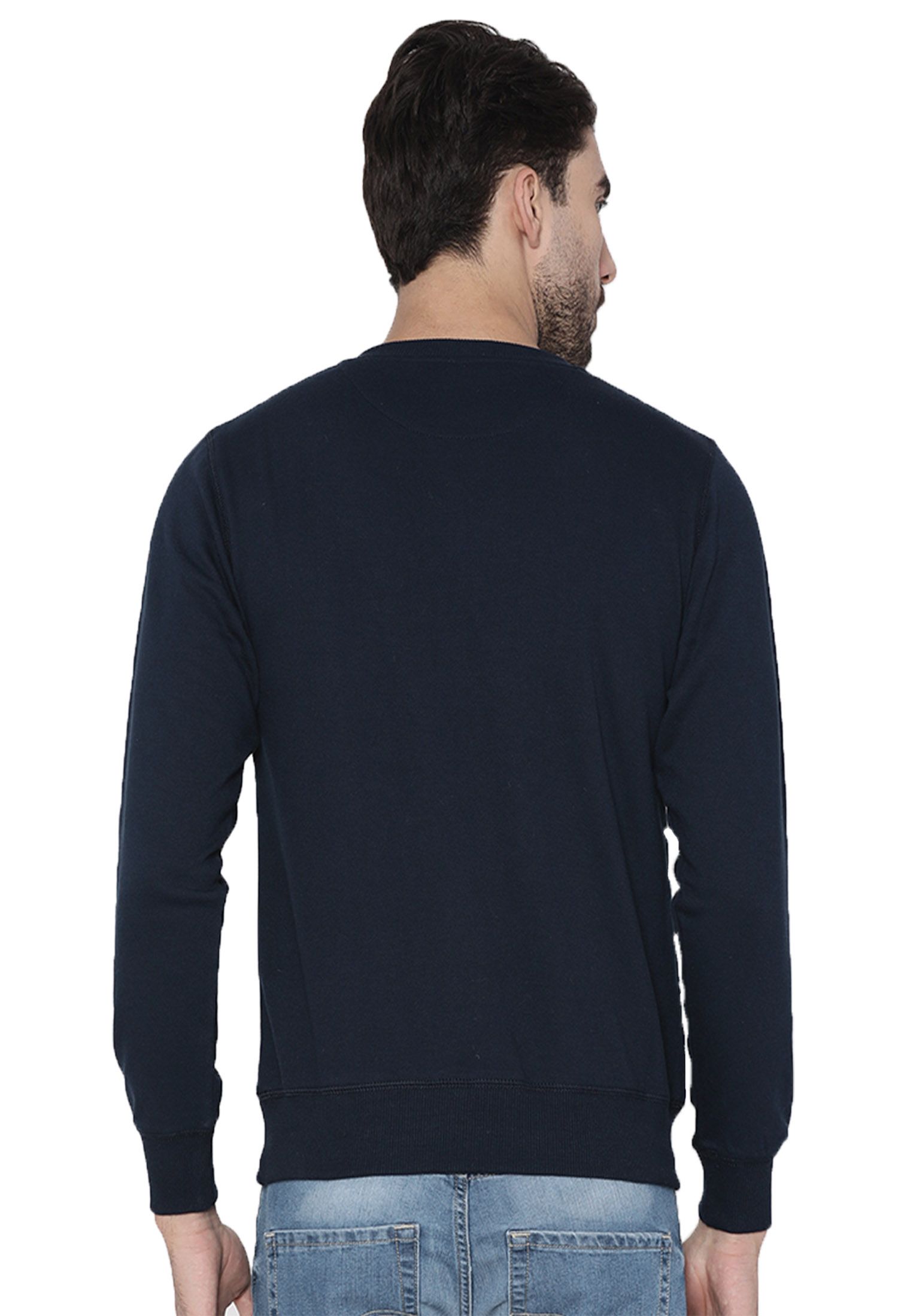 Sports 52 Wear Navy Round Sweatshirt - Buy Sports 52 Wear Navy Round ...