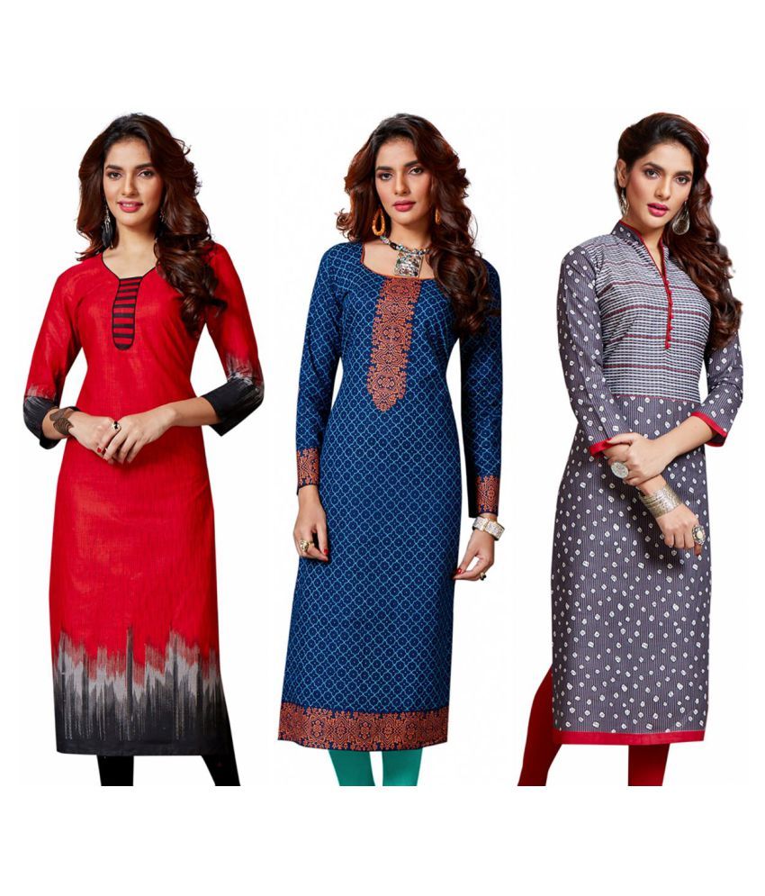 jevi prints cotton printed kurti fabric