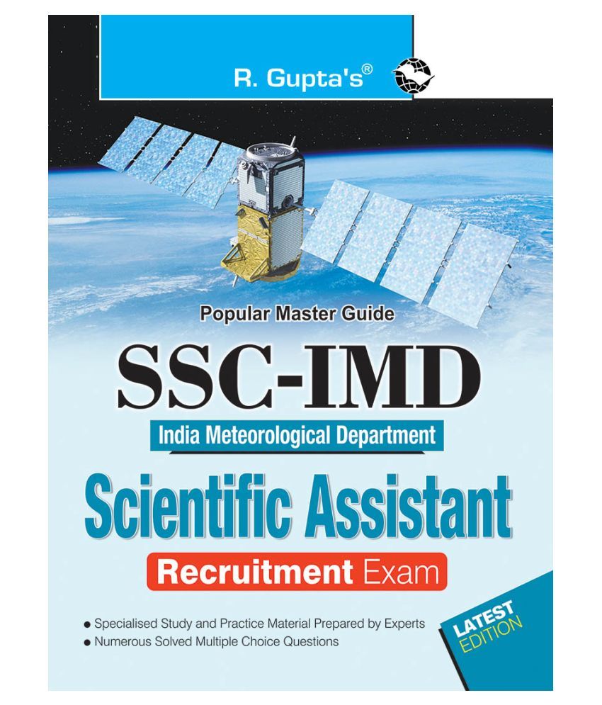     			SSC-IMD (India Meteorological Department) Scientific Assistant Exam Guide