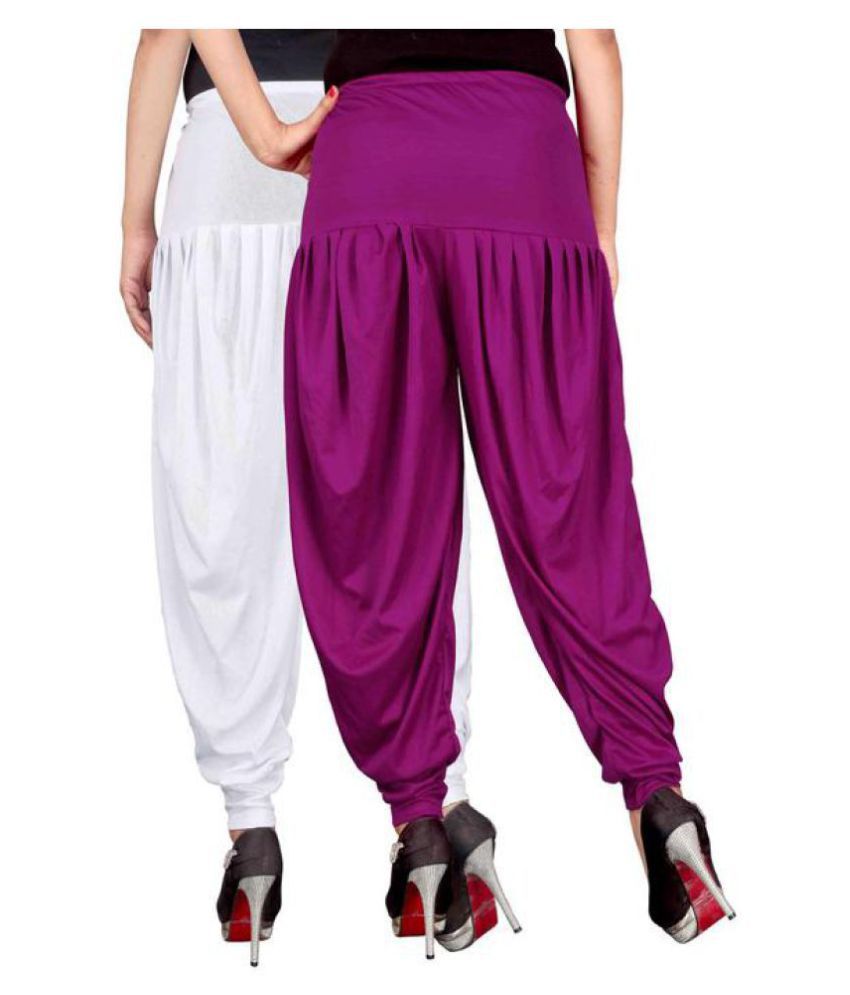 Culture the Dignity Lycra Pack of 2 Patiala Price in India - Buy ...