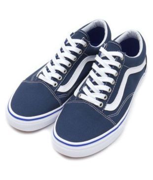 plain blue vans