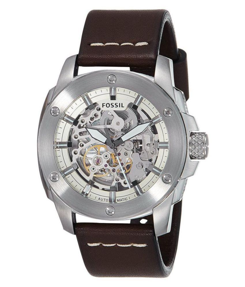 Fossil Modern Machine Analog Off-White Dial Men's Watch - ME3083 - Buy ...