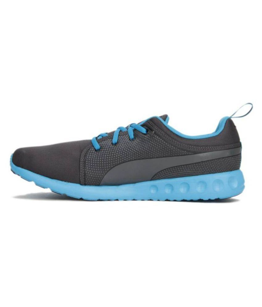puma carson runner grey kids