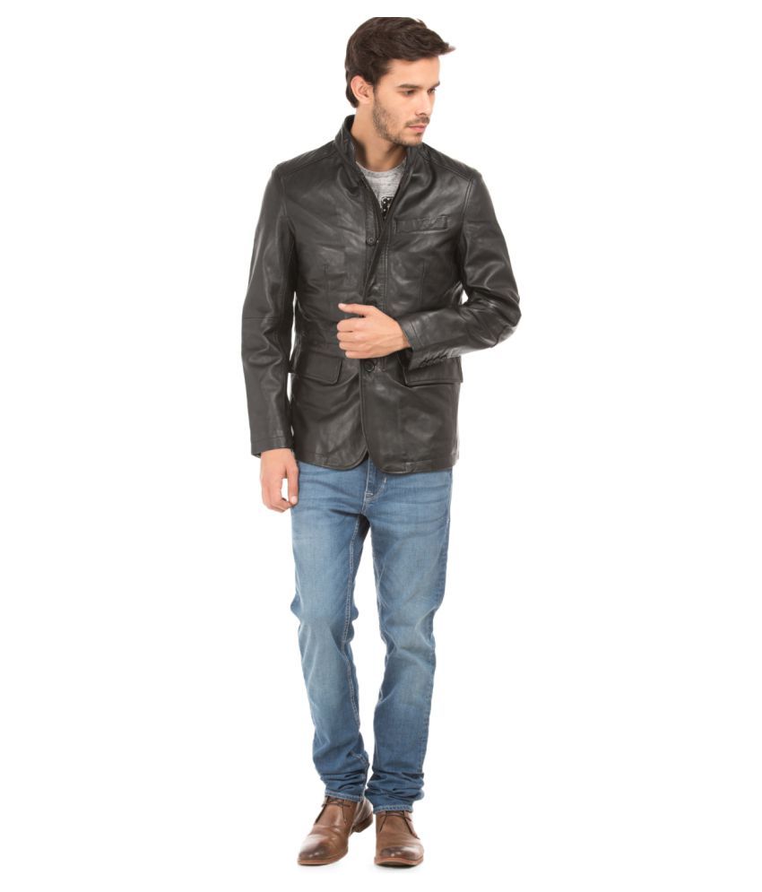 U S Polo Assn Black Casual Jacket U S Polo Assn Black Casual Jacket
