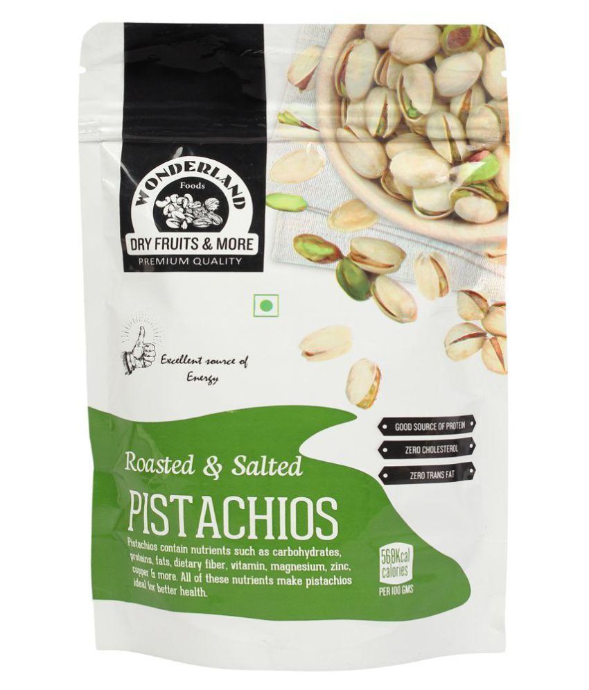 Wonderland Roasted Pistachio Nut (Pista) & Salted Jumbo 200 gm Buy