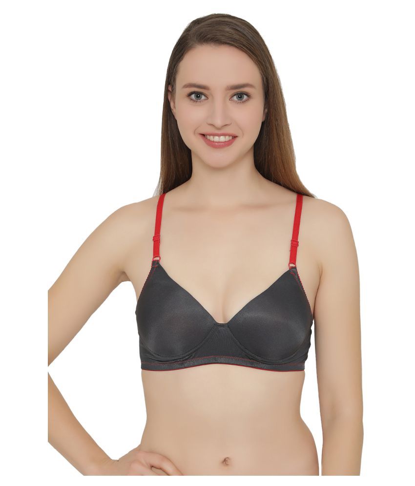     			Clovia Nylon Women's T-Shirt Bra ( Grey )