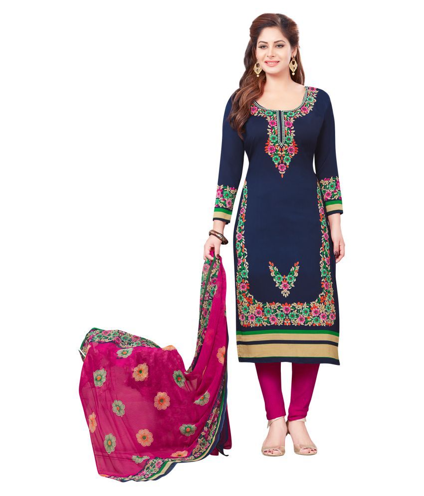 synthetic salwar material