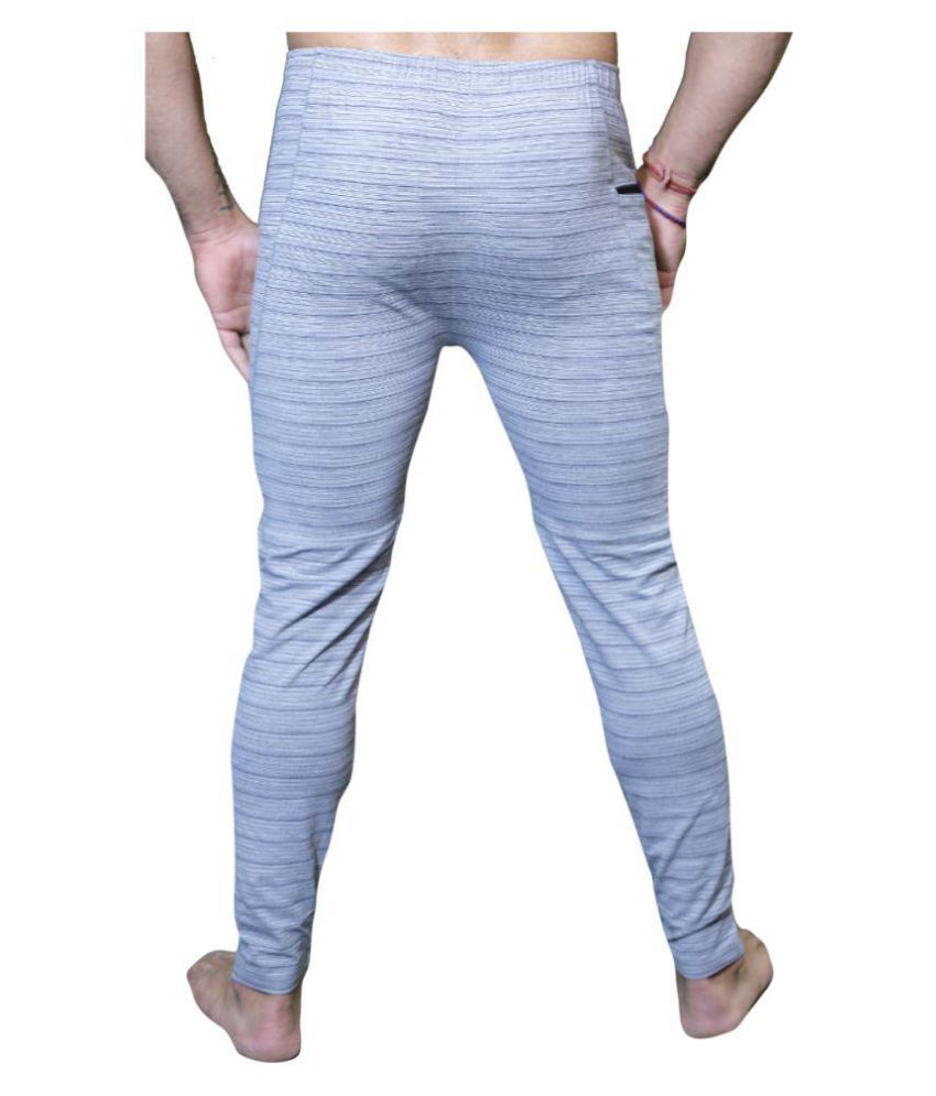 nike grey polyester lycra trackpants