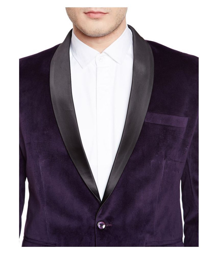Wintage Purple Solid Party Tuxedo - Buy Wintage Purple Solid Party ...