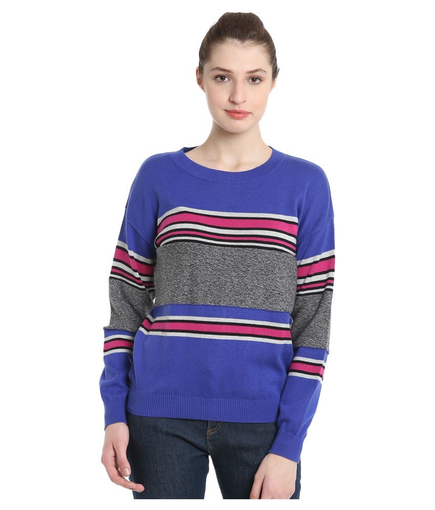 Buy United Colors of Benetton Cotton Multi Color Pullovers Online at ...