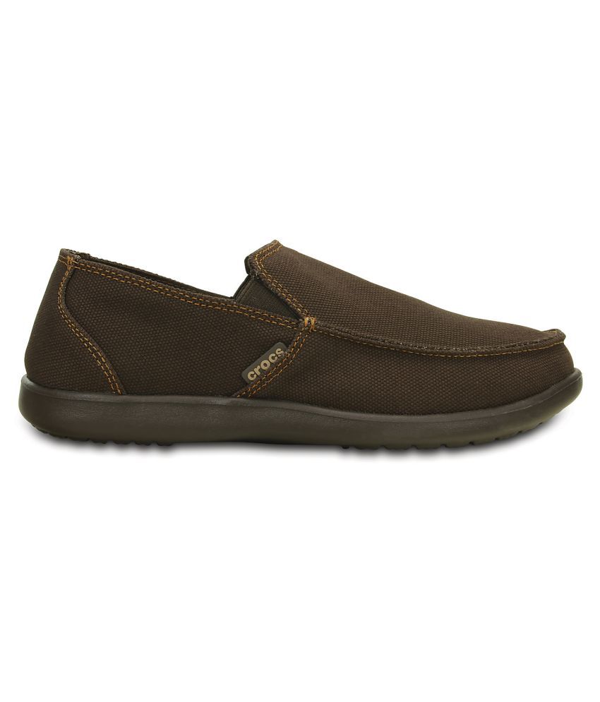 Crocs Standard Fit Brown Loafers - Buy Crocs Standard Fit Brown Loafers ...