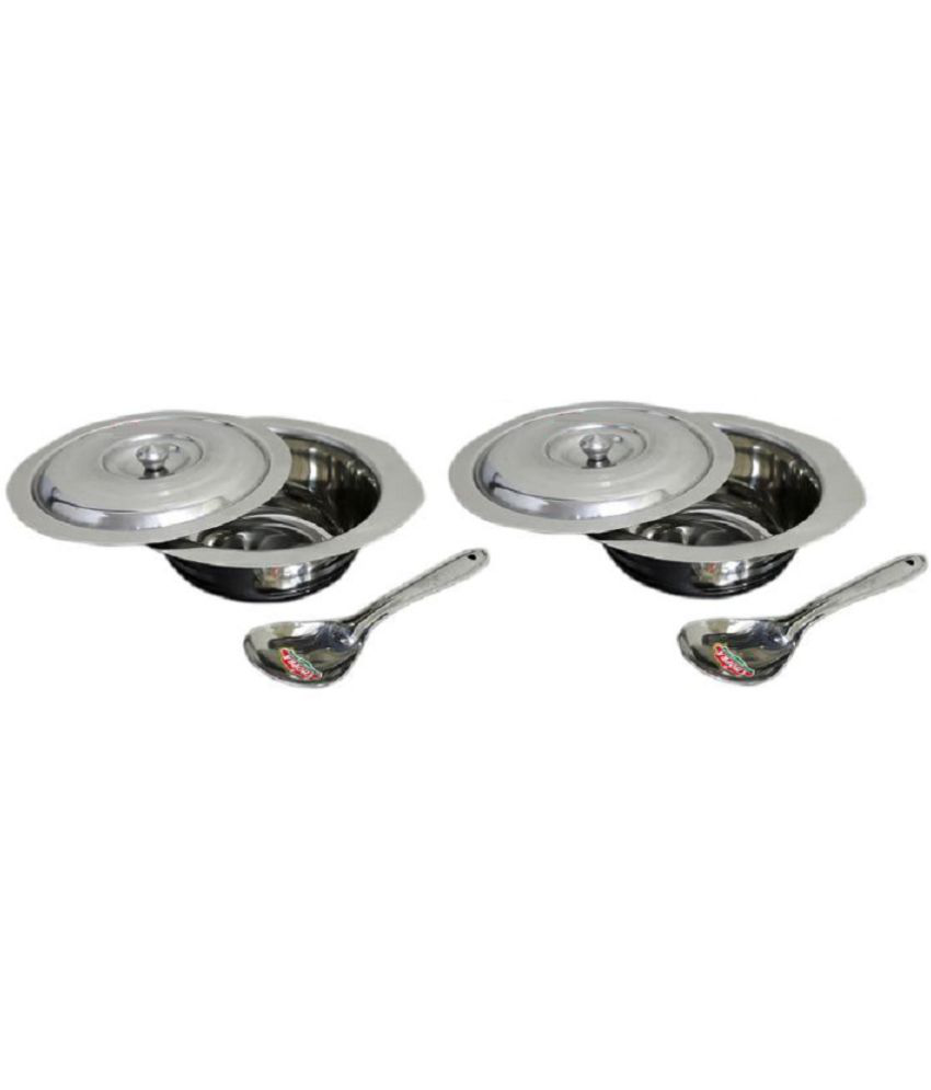     			Dynore 6 Pcs Stainless Steel Serving Handi 450 ml