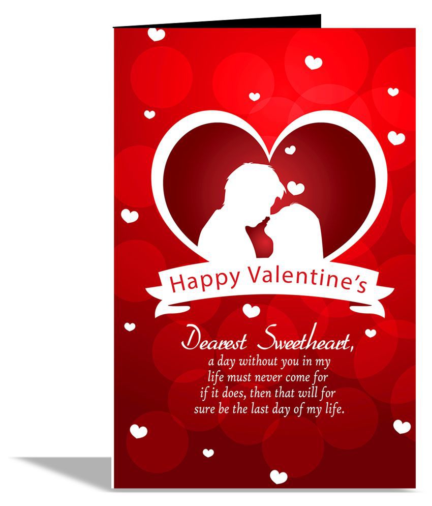 Happy Valentines Day Valentines Day Greeting Card Buy Online At Best 