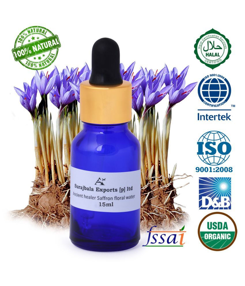 Ancient Healer Saffron Essential Oil With Dropper 15 ml