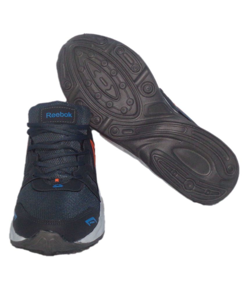reebok navy running shoes