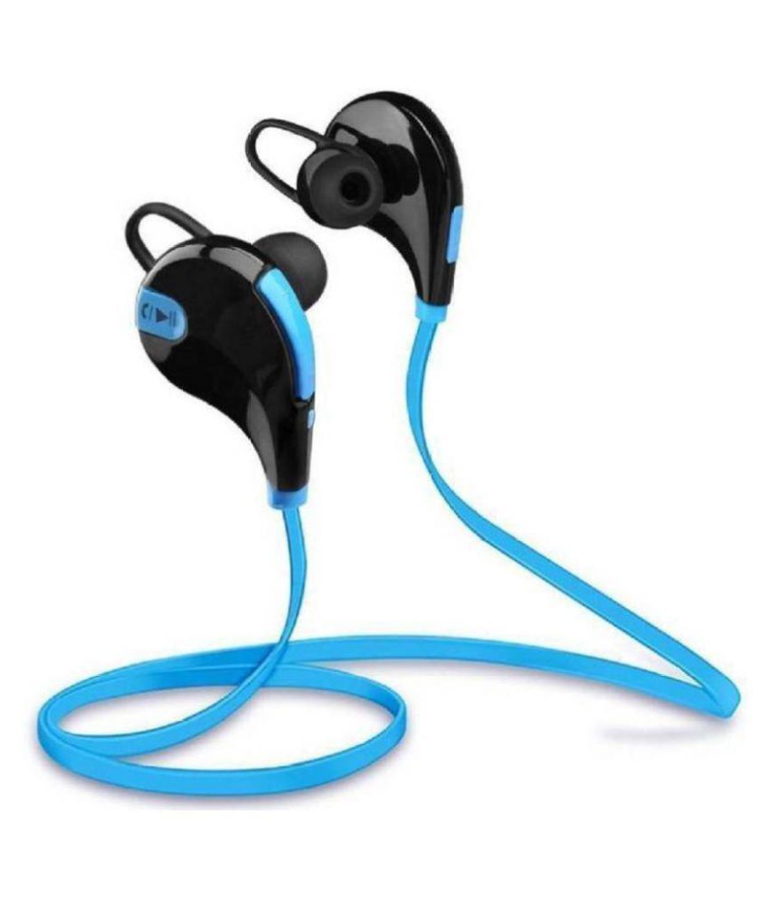 Stark Bluetooth Sport Jogger Headphone Blue Neckband Wireless With Mic ...