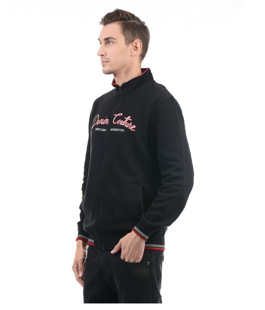 Monte Carlo Black High Neck Sweatshirt - Buy Monte Carlo Black High ...