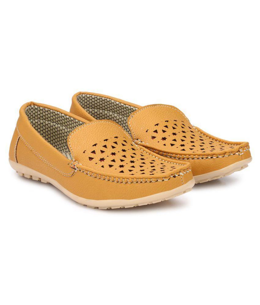 aldo yellow loafers
