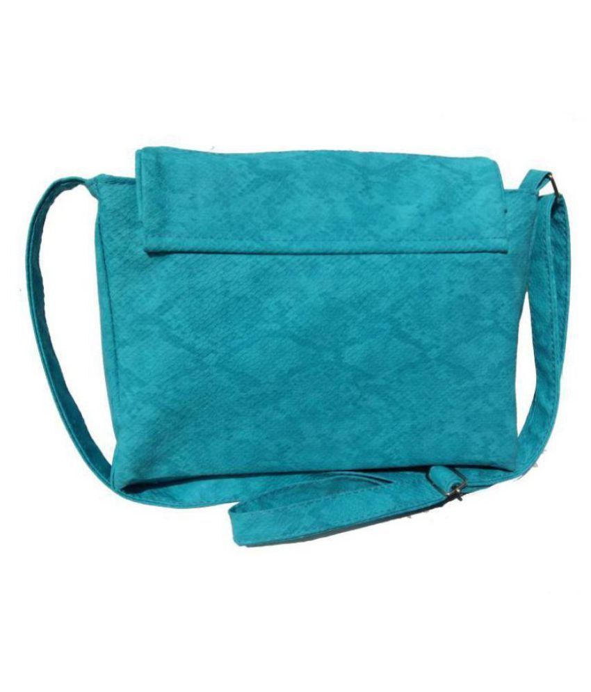 royal blue matty sling bag