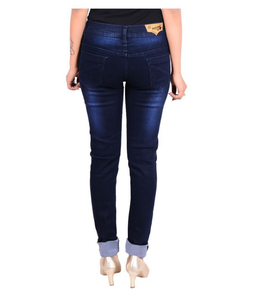 Black City Cotton Lycra Jeans - Blue - Buy Black City Cotton Lycra ...