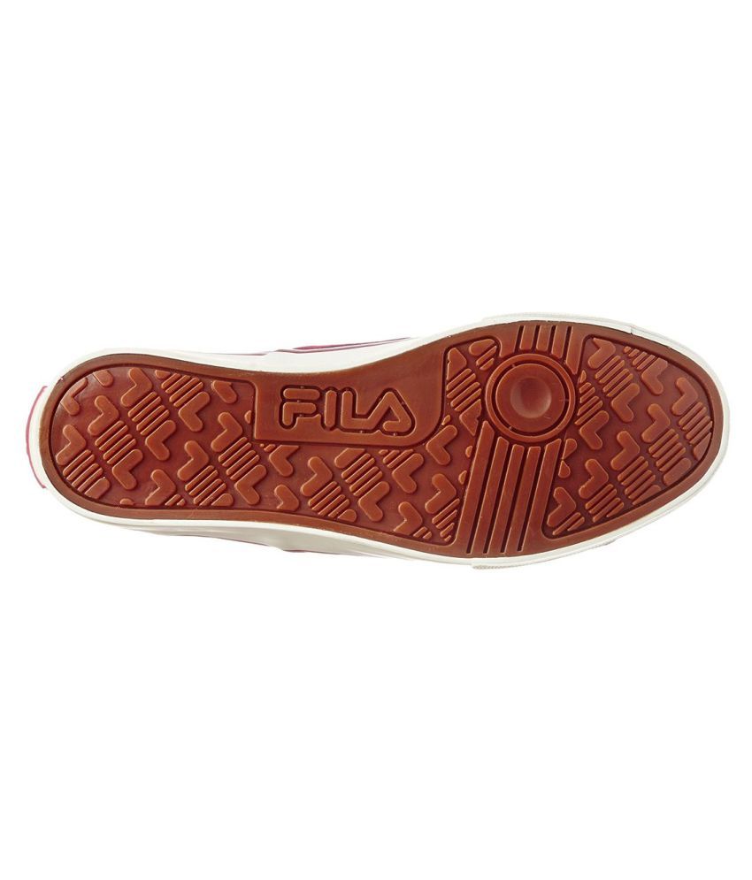 maroon fila shoes