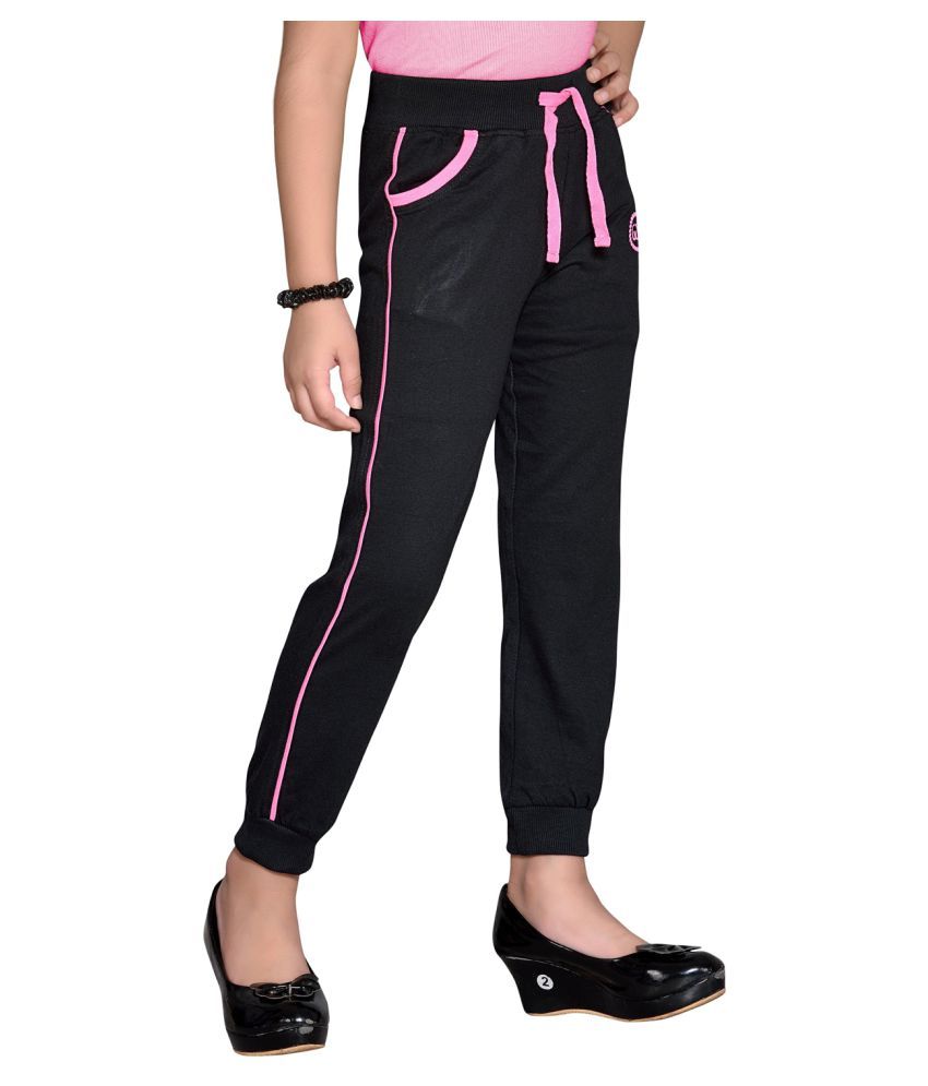 Black Girls TrackPant Buy Black Girls TrackPant Online at Low Price