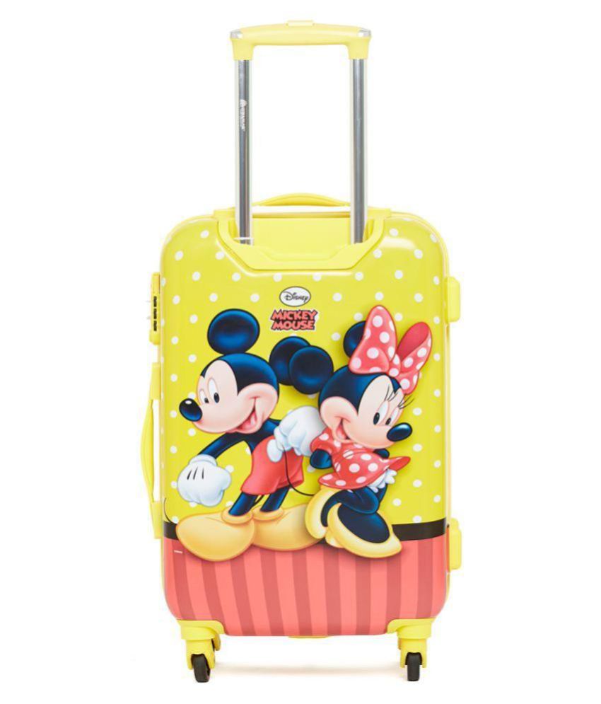 Gamme Yellow Mickey Mouse Trolley Bag: Buy Online at Best Price in ...