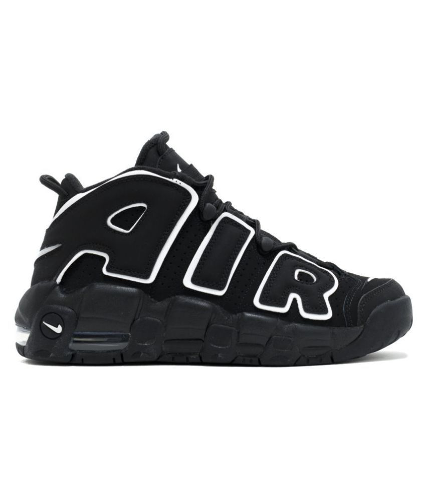 Nike  Air  UpTempo Black Basketball Shoes  Buy Online at 