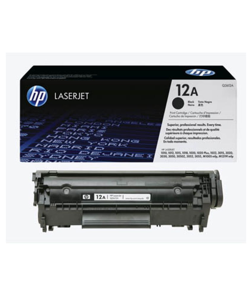 Original Hp 12A Black Toner Cartridge Single - Buy Original Hp 12A Black Toner Cartridge Single 