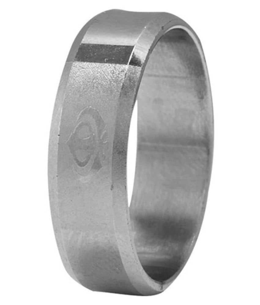 silver plated ring for men