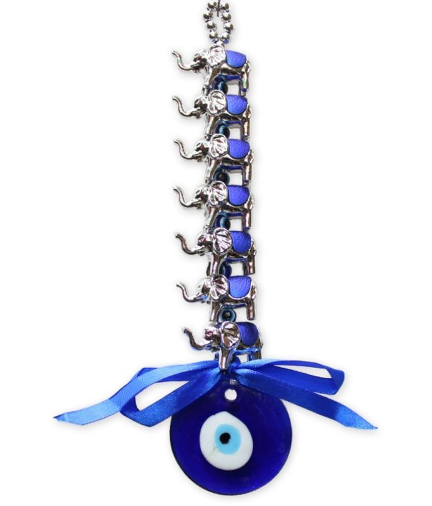     			Arina Collection Blue Glass Evil Eye Fengshui