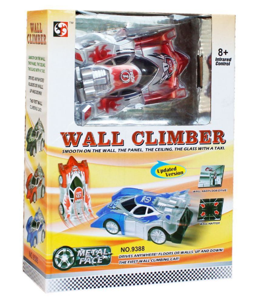 remote controlled car that drives up walls